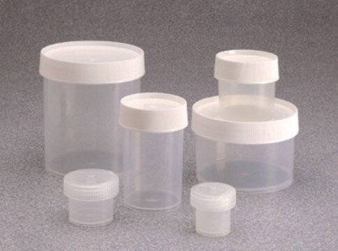 Jars Nalgene&#174; style 2118 clear polypropylene copolymer, 30&#160;mL capacity, case of 72&#160;ea