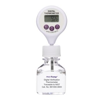 SP Bel-Art&#174; H-B Frio-Temp&#174; Calibrated Electronic Verification Lollipop Stem Thermometer temp. range at 0-70 °C, 0 and 50°C Calibration, bottle volume 30&#160;mL , with organic liquid