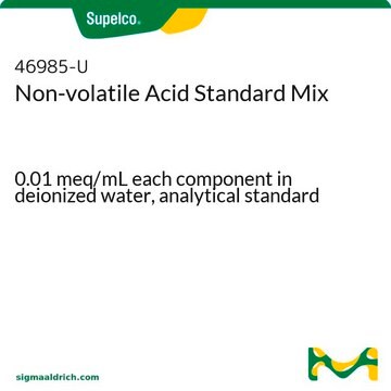 非挥发性酸混标 0.01&#160;meq/mL each component in deionized water, analytical standard