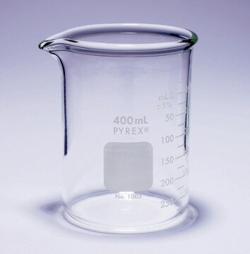 Pyrex&#174; Griffin beakers, heavy duty, graduated 250&#160;mL