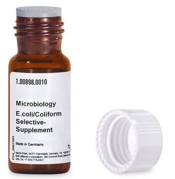 E.coli / Coliform Selective-Supplement for Escherichia coli, for coliforms, pkg of 10&#160;vials, for use with ChromoCult&#174; Coliform Agar