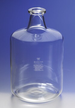 Pyrex&#174; solution bottle capacity 45,500&#160;mL, Carboy shape