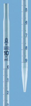 BRAND&#174; graduated pipette, PP, high clarity capacity 0 (5&#160;mL) , 0.05 mL accuracy