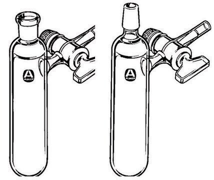 Schlenk reaction and storage tube female joint: ST/NS 29/32, capacity 250&#160;mL