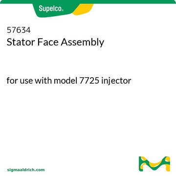 Stator face assembly for use with model 7725 injector