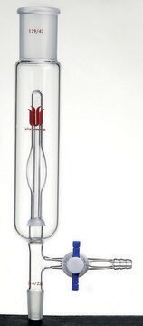 Synthware&#8482; bubbler with PTFE stopcock top joint: ST/NS 29/42, bottom joint: ST/NS 14/20