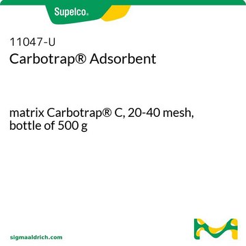 Carbotrap&#174;吸着剤 matrix Carbotrap&#174; C, 20-40&#160;mesh, bottle of 500&#160;g