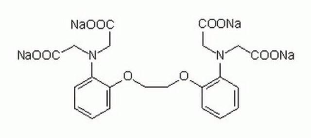 BAPTA, sól tetrasodowa Ca2+ chelator exhibiting a 105-fold greater affinity for Ca2+ .