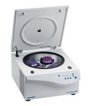 Eppendorf&#174; Centrifuge 5810 G incl. rotor A-4-62 and 15/50 mL adapters, AC/DC input 230 V AC, UK plug