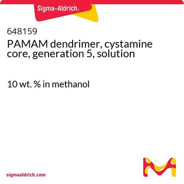 PAMAM 树枝状聚合物&#65292;胱胺核&#65292;5 代&#65292;溶液 10&#160;wt. % in methanol