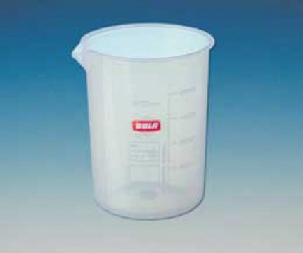 Bohlender&#8482; PTFE beaker capacity 500&#160;mL, white