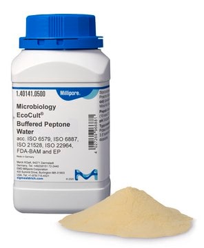 EcoCult&#174; Peptonwasser, gepuffert EcoCult&#174;, ISO 6579, ISO 6887, ISO 21528, ISO 22964, FDA-BAM, EP 2.6.31, powder, pack of 500 g or 5 kg or 10 kg