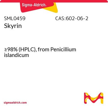 Skyrin &#8805;98% (HPLC), from Penicillium islandicum