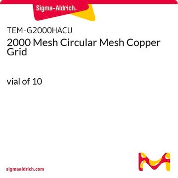 2000 Mesh Circular Mesh Copper Grid vial of 10