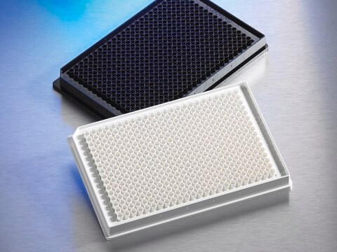 Corning&#174; 384 well microplate, low flange high binding surface, white polystyrene, flat bottom, non-sterile, lid: no, pack of 50