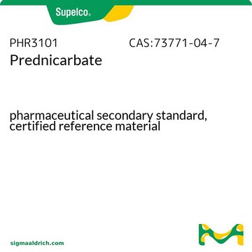 泼尼卡酯 pharmaceutical secondary standard, certified reference material