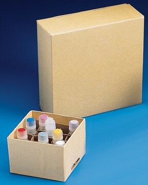 Boîtes de rangement pour cryotubes Nunc&#174;&#174; storage box holding 25 tubes, for cryovials sized 1.0-1.8 mL