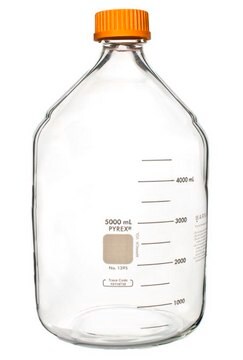 Pyrex&#174; 圆形培养基存储瓶和可重复使用的螺旋盖 capacity 5,000&#160;mL