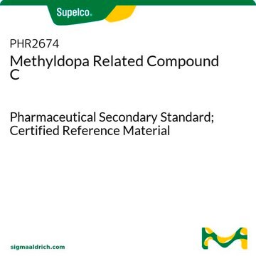 Metylodopa Związek pokrewny C Pharmaceutical Secondary Standard; Certified Reference Material