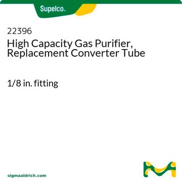 High Capacity Gas Purifier, Replacement Converter Tube 1/8 in. fitting