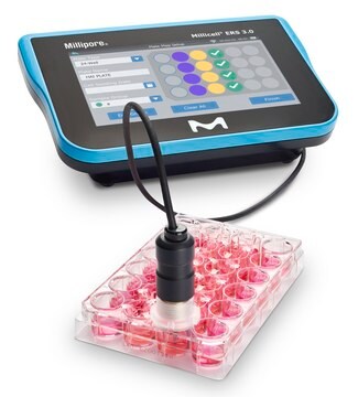 712 Woltomierz cyfrowy ERS 3.0 The Millicell ERS (Electrical Resistance System) reliably measures transmembrane potential &amp; resistance of endothelial/epithelial cells in culture.