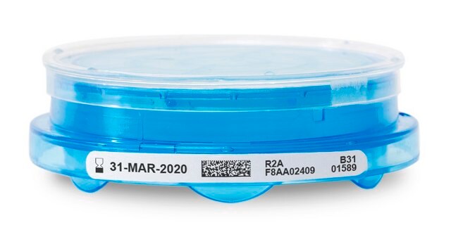 Piastre con terreni a basso contenuto di nutrienti MILLIFLEX OASIS&#174; R2A suitable for (R2A low nutrient media plates for waterborne microorganisms)