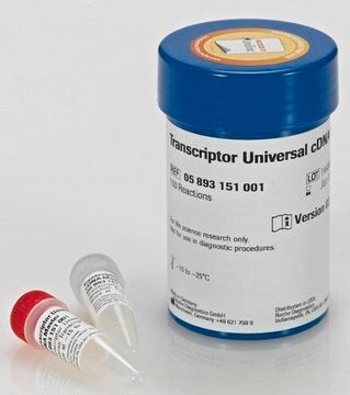 Transcriptor Universal cDNA Master（トランスクリプター・ユニバーサル cDNA マスター） sufficient for 100&#160;reactions, suitable for cDNA synthesis, suitable for RT-PCR, suitable for RT-qPCR