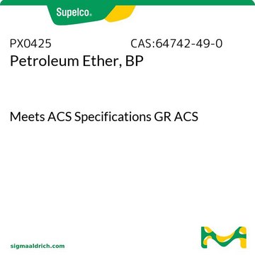 Éther de pétrole Meets ACS Specifications GR ACS