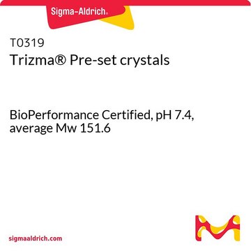 Trizma&#174; Pre-set crystals BioPerformance Certified, pH 7.4, average Mw 151.6