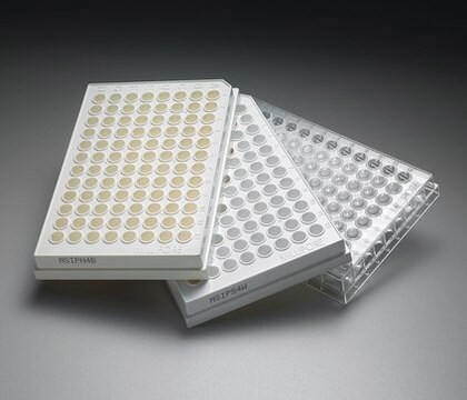 Multiscreen&#174; 96 well Plate, hydrophobic PVDF membrane pore size 0.45&#160;&#956;m, non-sterile