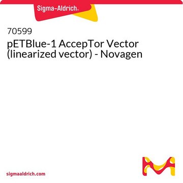 pETBlue-1 AccepTor Vector (linearized vector) - Novagen