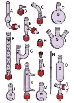 Aldrich&#174; 空気感受性 化学実習用ガラス器具キット joint: ST/NS 14/20 grease-free, threaded