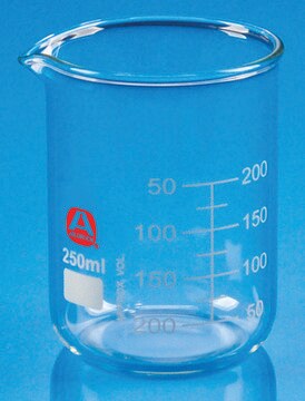 Aldrich&#174; Essentials beaker, Griffin low form, capacity 3000 mL, subdivision, 125&#160;mL (graduations: 250-3000 mL)