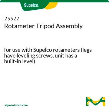 转子流量计三角架组件 for use with Supelco rotameters (legs have leveling screws, unit has a built-in level)