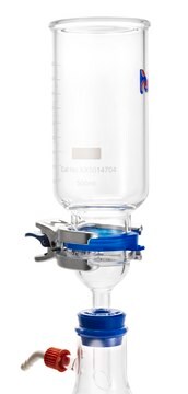 Millipore Glastrichter für die Vakuumfiltration 500 mL, 47 mm, Borosilicate, Ground glass seal