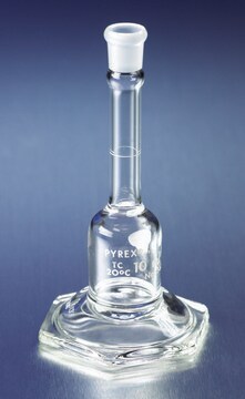 Pyrex&#174; certified and serialized micro volumetric flask, with Pyrex&#174; stopper capacity 2&#160;mL