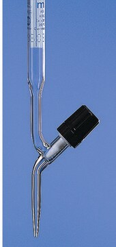 BRAND&#174; BLAUBRAND&#174; Bürette, gerader Hahn volume 10&#160;mL, accuracy: ±0.02&#160;mL, clear borosilicate glass 3.3 (Schellbach stripes, PTFE spindle)