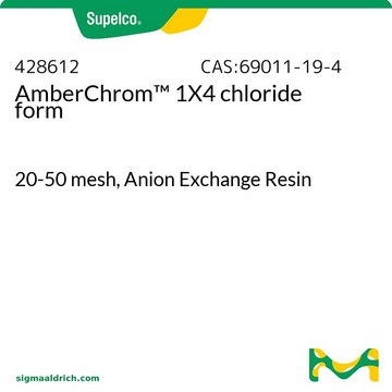 AmberChrom&#8482; 1X4 氯化物形式 20-50&#160;mesh, Anion Exchange Resin