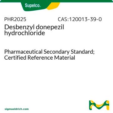 去苄基多奈哌齐盐酸盐 Pharmaceutical Secondary Standard; Certified Reference Material