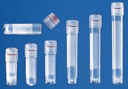 BRAND&#174; cryogenic tube with screw cap capacity 3&#160;mL, with external thread, self-standing