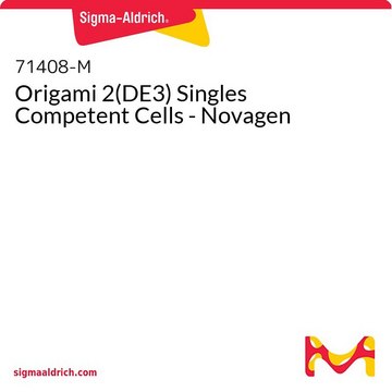 Origami 2(DE3) Singles Competent Cells - Novagen