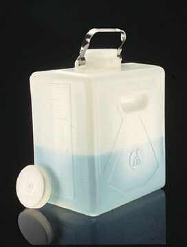 Nalgene&#174; rectangular carboy nominal capacity 20&#160;L (5&#160;gal), Style 2211, autoclavable: no