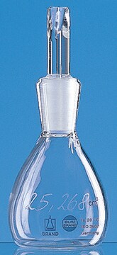 BRAND&#174; BLAUBRAND&#174;密度瓶，Gay-Lussac刻度，已校准 capacity 5&#160;mL, borosilicate glass