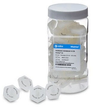 Whatman&#174; Anotop&#174; 10 Spritzenfilter sterile, 0.1 &#956;m, 50/pk