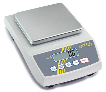 Kern PCB precision balances Kern PCB-10000-1, weighing capacity 10,000&#160;g, resolution: 0.1&#160;g, linearity: ±0.3&#160;g