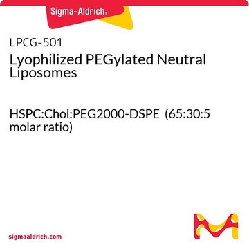 Lyophilized PEGylated Neutral Liposomes HSPC:Chol:PEG2000-DSPE (65:30:5 molar ratio)