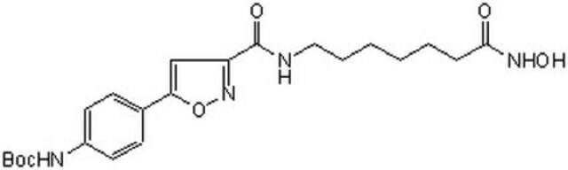 Inhibitor deacetylazy histonowej VIII The Histone Deacetylase Inhibitor VIII, also referenced under CAS 1045792-66-2, controls the biological activity of Histone Deacetylase. This small molecule/inhibitor is primarily used for Cell Structure applications.