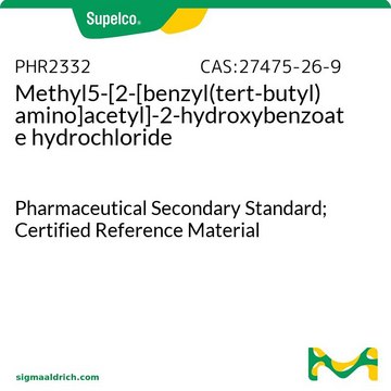 Methyl5-[2-[benzyl(tert-butyl)amino]acetyl]-2-hydroxybenzoate hydrochloride Pharmaceutical Secondary Standard; Certified Reference Material