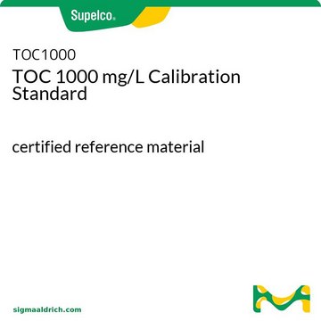 TOC 1000 mg/L 校正標準液 certified reference material