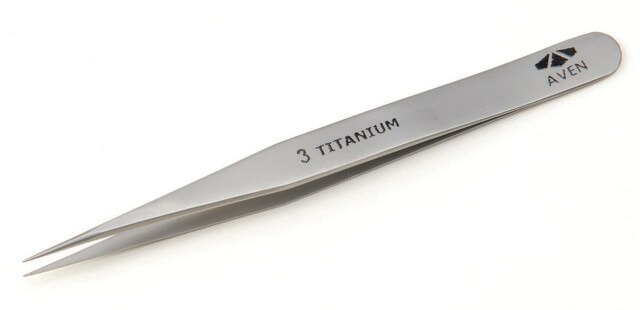 Titanium tweezers Style 3